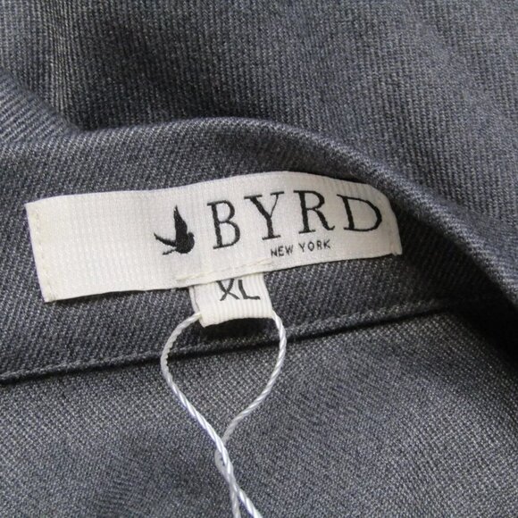 NEW BYRD Womens Maxi Skirt Grey Size XL Tia Elegant Flare Side Zipper - Picture 4 of 8